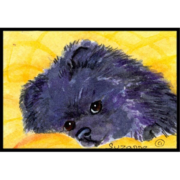 Carolines Treasures Pomeranian Indoor Outdoor Mat - 18 x 27 in. SS8839MAT - main